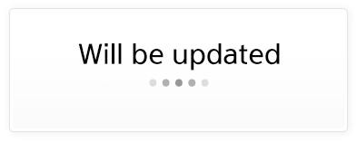 Will be update